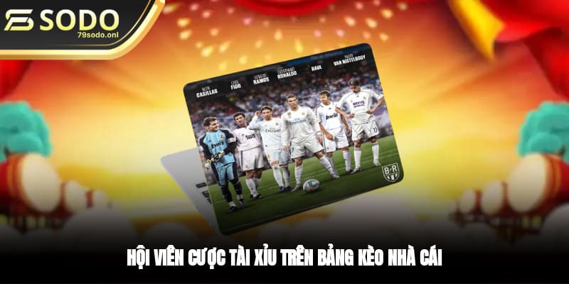 Hội viên cược tài xỉu trên bảng kèo nhà cái